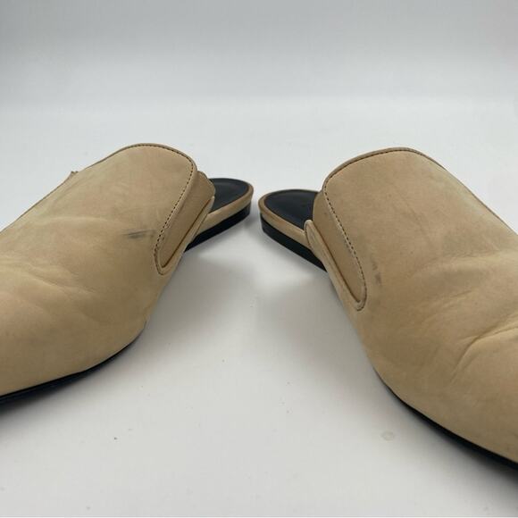 Jenni Kayne Oiled Leather Suede Natural Mules Women’s Slip On‎ 38 well loved - Picture 5 of 6